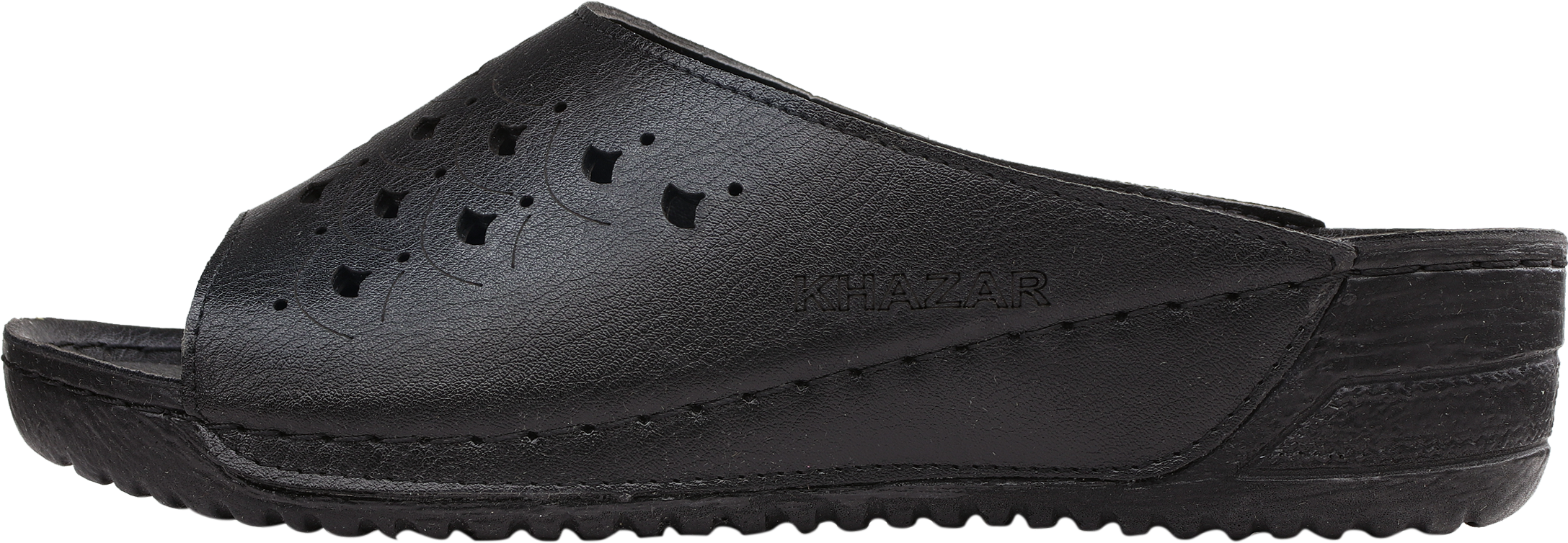 دمپایی خارپاشنه زنانه خزر مدل 01-95 رنگ مشکی